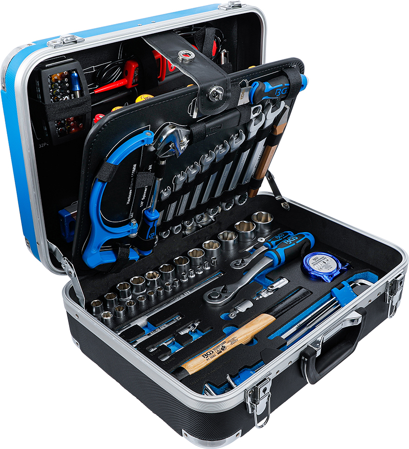 Boîte à Outils Ensemble d'outils Complet Professionnel boîte à Outils  Maison Kit d'outils à Main Voiture métal électricien réparations Kit d' outils de Travail clé Marteau Ensemble d'outils (Color : 8 : 