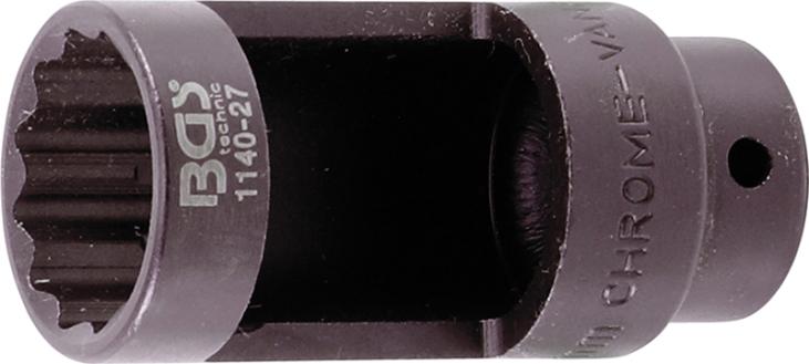 Douille pour sonde Lambda | 1/2 | 27 mm douze pans | fenêtre 28 mm