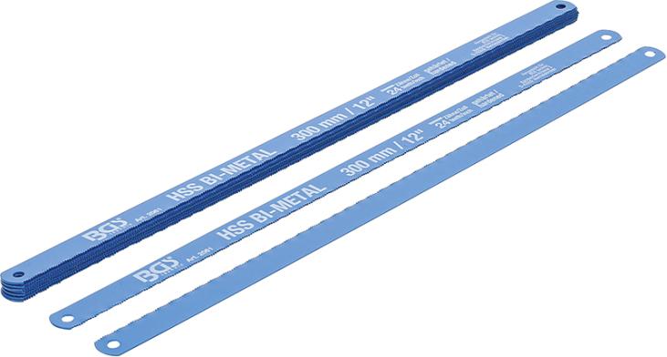 Lames de scies à métau | HSS flexible | 13 x 300 mm | 10 pièces