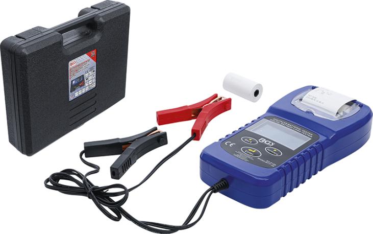 Testeur numérique de batteries et systèmes de chargement | avec imprimante