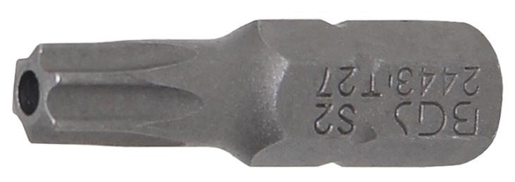 Embout | longueur 25 mm | 1/4 | profil T (pour Torx) avec perçage T27