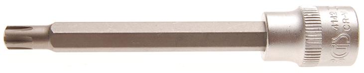 Douilles à embouts | longueur 100 mm | 10 mm (3/8) | profil cannelé (pour RIBE) M7