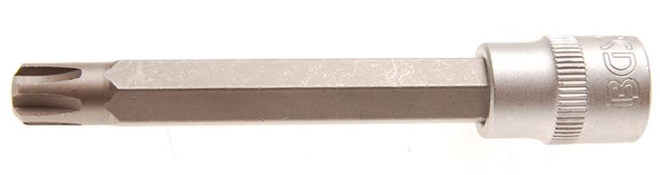 Douilles à embouts | longueur 100 mm | 10 mm (3/8) | profil cannelé (pour RIBE) M8