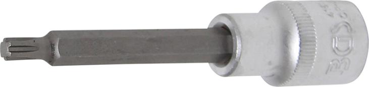 Douilles à embouts | longueur 100 mm | 12,5 mm (1/2) | profil cannelé (pour RIBE) M6