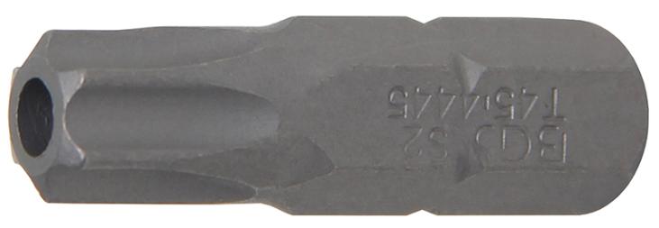 Embout | longueur 30 mm | 5/16 | profil T (pour Torx) avec perçage T45