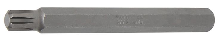 Douilles à embouts | longueur 100 mm | 10 mm (3/8) | profil cannelé (pour RIBE) M9