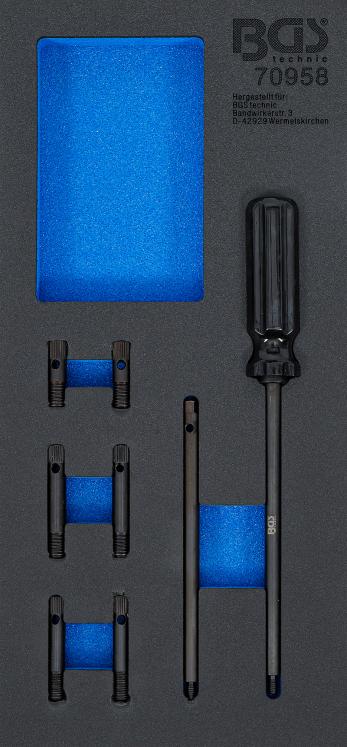 Insert de servante d'atelier 1/3 : Kit d’outils d’alignement de joints de culasse | pour VAG