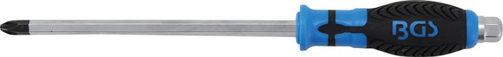 Tournevis, lame à profil six pans | cruciforme PH4 | longueur de la lame 200 mm