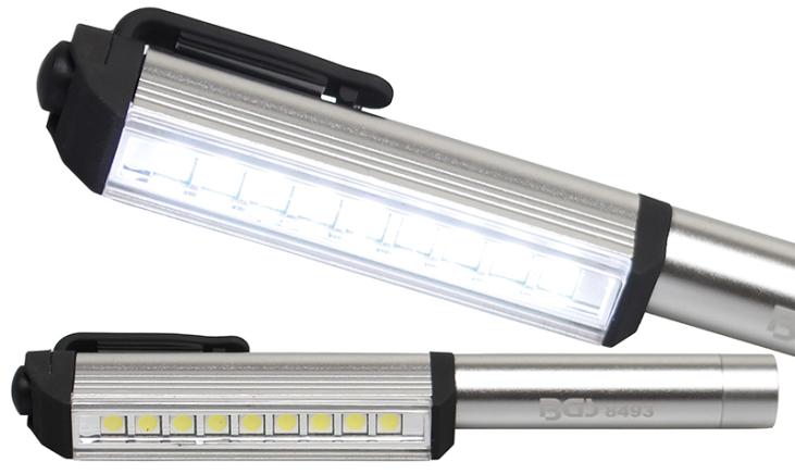 Lampe stylo alu 9 LED