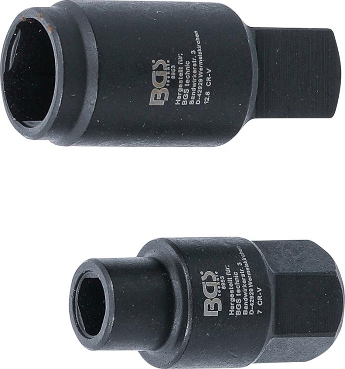 Douilles pour pompes à injection Bosch | 3 pans | 7 & 12,6 mm