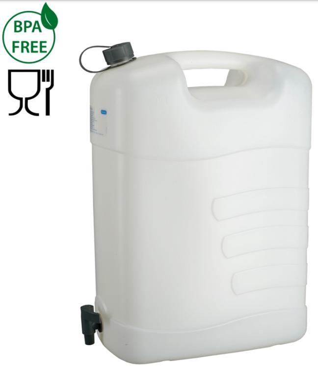 Jerrycan pour eau 35L HDPE avec robinet