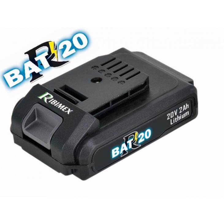 Batterie lithium 20V, 2 Amp pour gamme R-BAT20