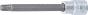Douilles à embouts | longueur 140 mm | 12,5 mm (1/2) | profil cannelé (pour RIBE) M9