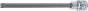 Douille à embouts | longueur 200 mm | 1/2 | profil T (pour Torx) T50