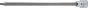 Douille à embouts | longueur 300 mm | 1/2 | profil T (pour Torx) avec perçage T30